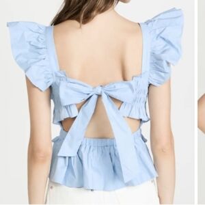 NWT SEA New York flutter top